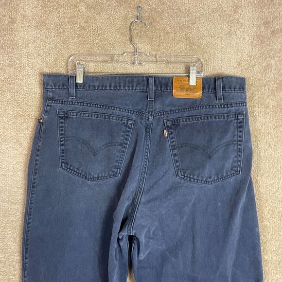Levi's Signature 540 Jeans Mens 42 x 36 Blue Relaxed Fit Orange Tab Vintage USA - Picture 8 of 11